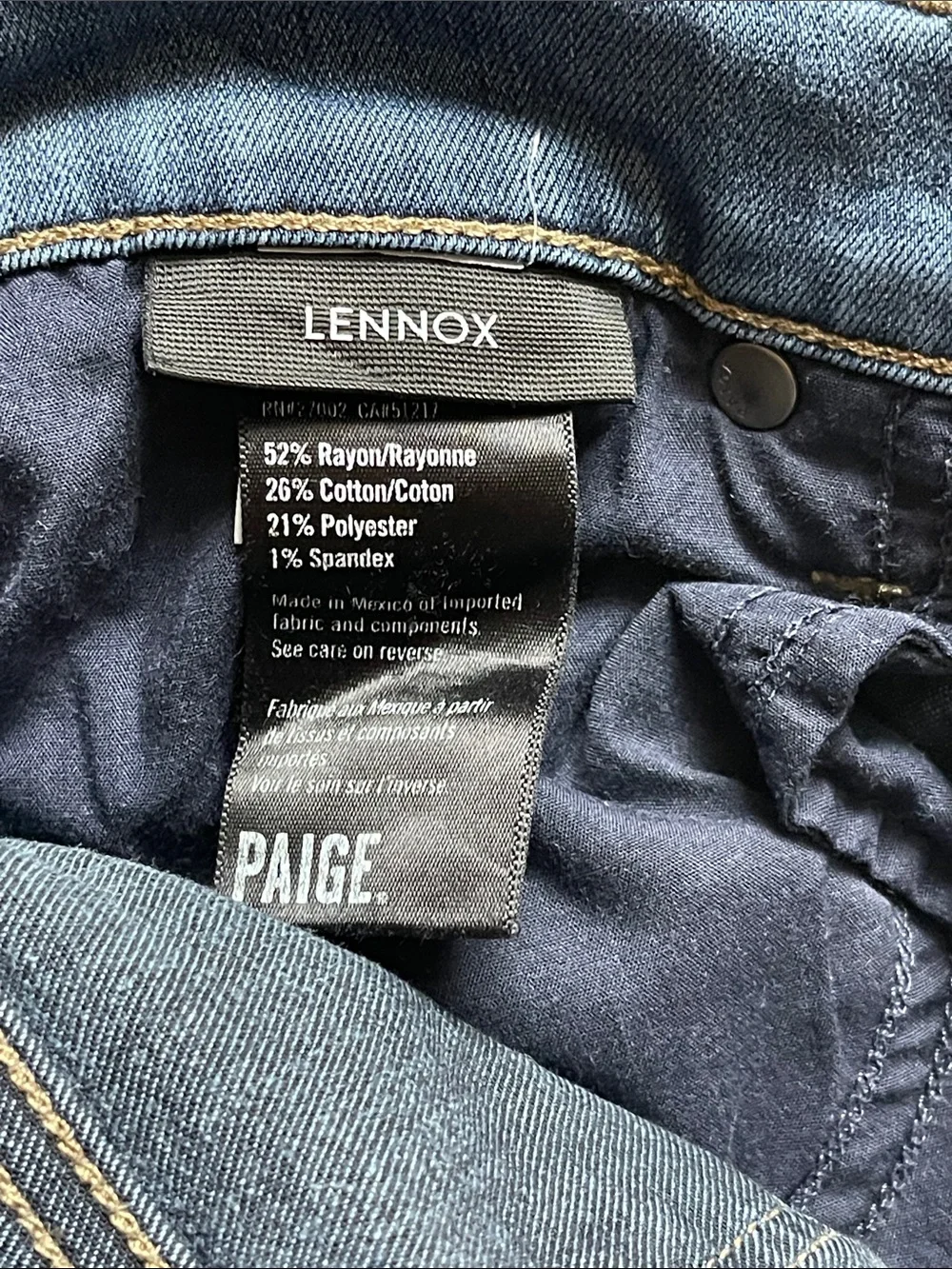 PAIGE LENNOX Slim Straight Leg Jeans, Size 29W, Jayce Wash